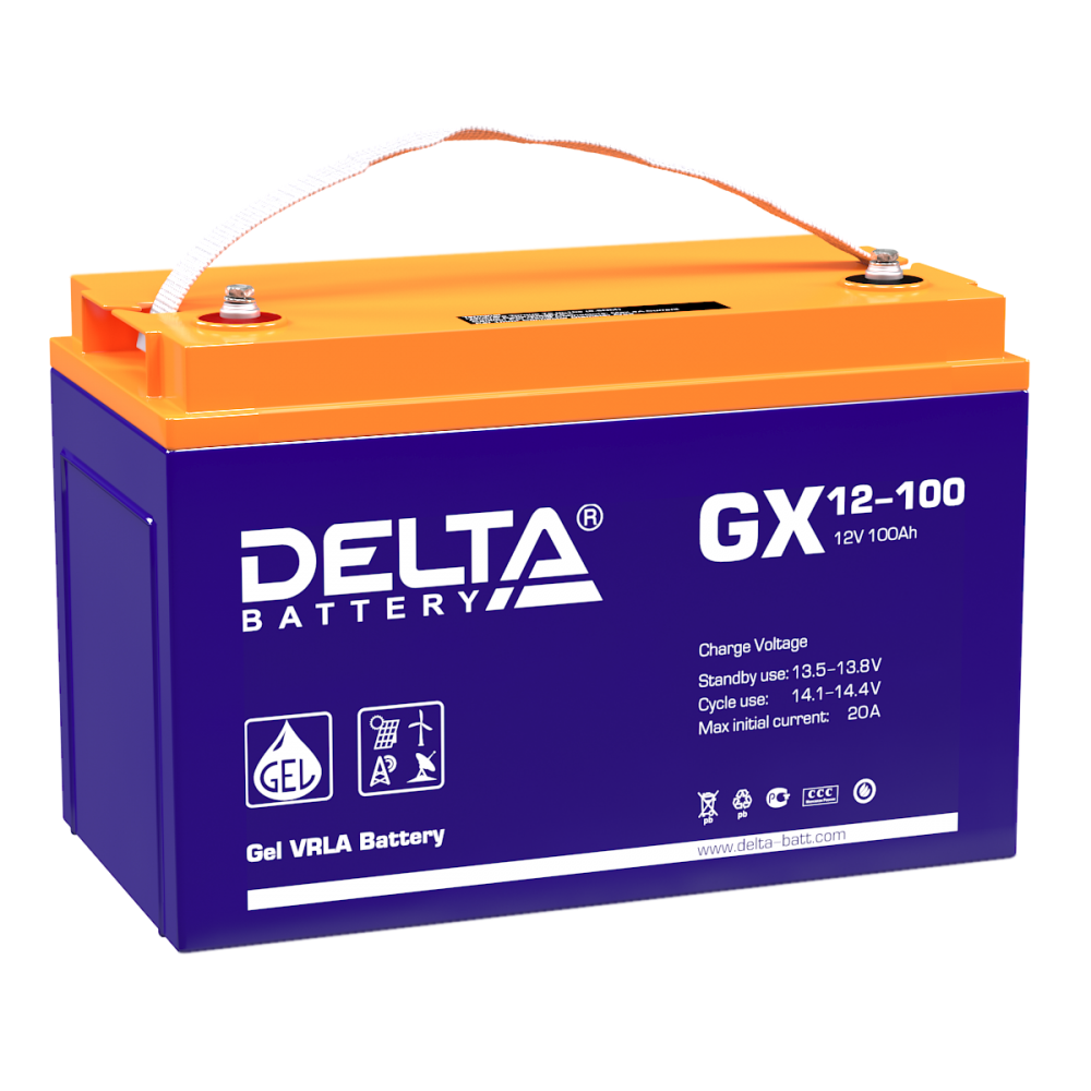 Energon/Delta Battery, GX 12-200: Jel VRLA Akü